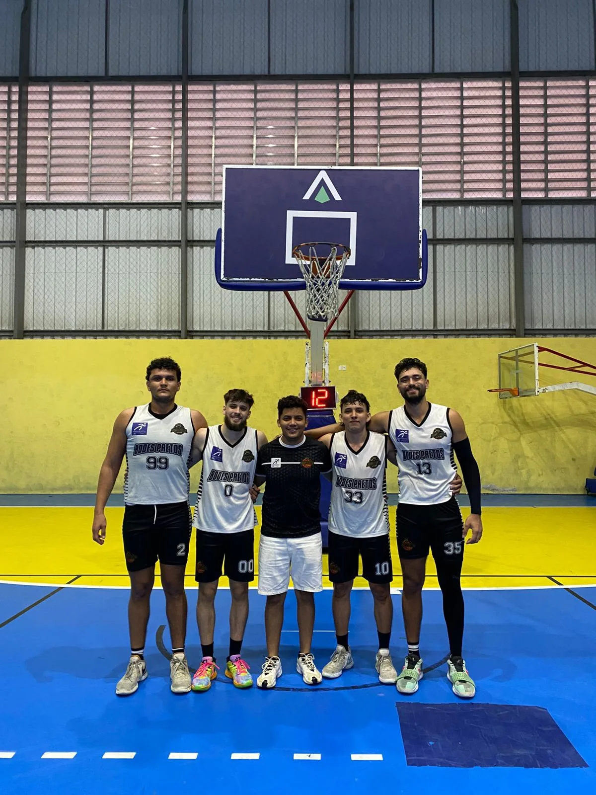 Equipe do BPA 3x3 reunida após participação no CBB 3x3 Adulto, Etapa Nordeste, em Salvador